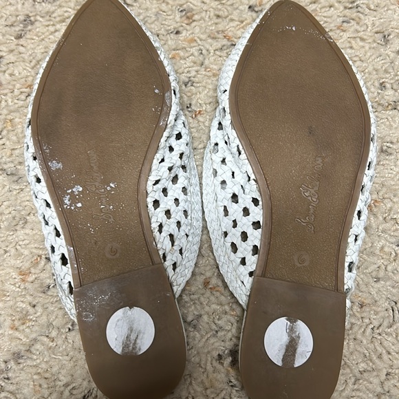Sam Edelman White Perforated Mules - Picture 3 of 4